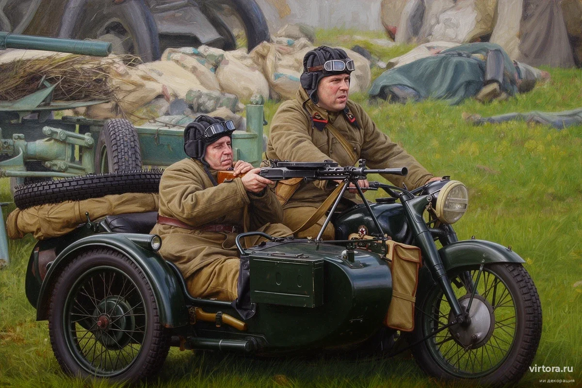 Грязь, промокшие шинели и 600 бойцов: на Бородинском поле воссоздали суровую правду 1941 года