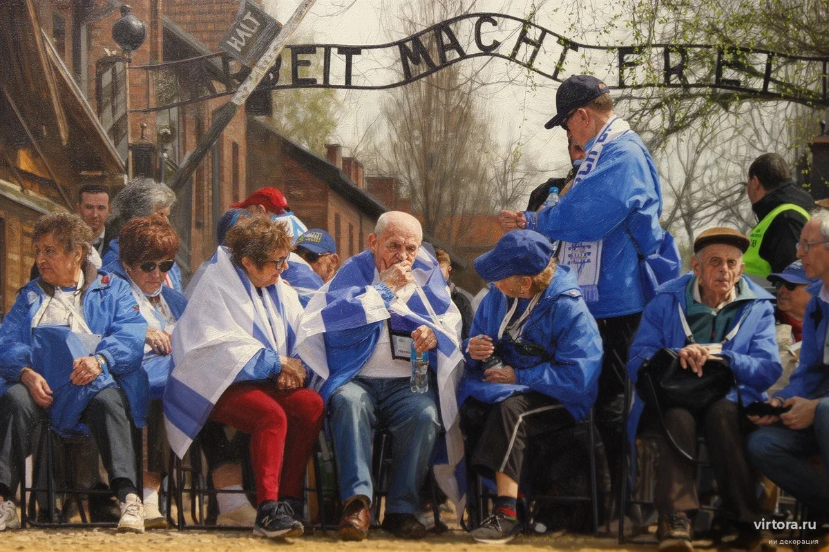 Тысячи людей вышли на «Марш живых» в Освенциме: почему часть узников не смогла приехать